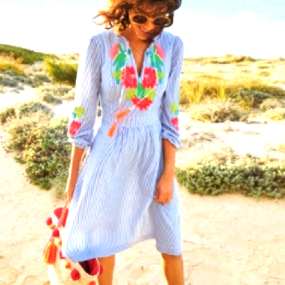 Boden Cotton Lined Dress